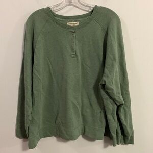 Eddie Bauer Men’s sweatshirt Size XL see measurements tag was removed